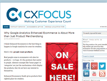Tablet Screenshot of cxfocus.com